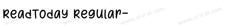 ReadToday Regular字体转换